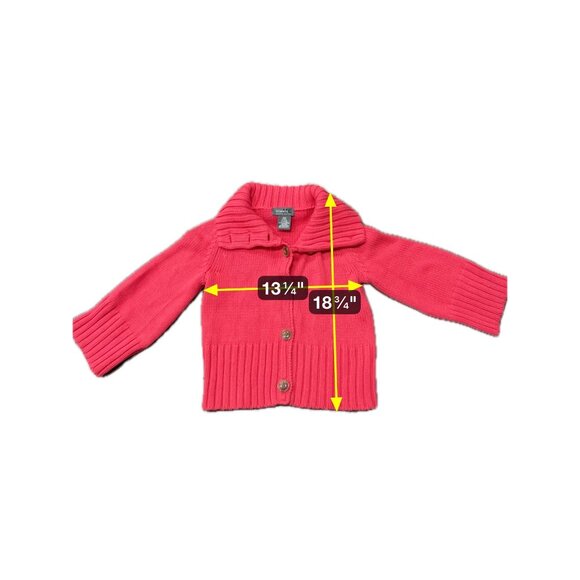 George NWT Ladies Melon Delight Shawl Collar Knit Cardigan With Buttons Sz XS - Picture 7 of 10